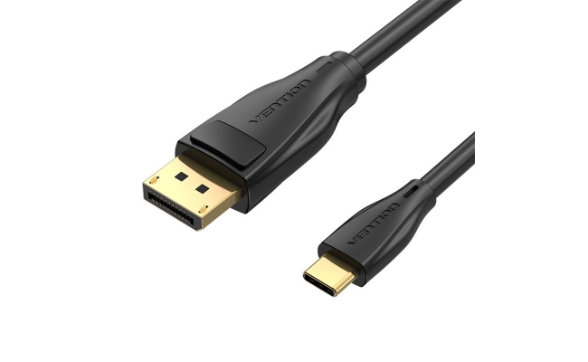 Cablu video Vention CGYBH, USB Type-C(T) la DisplayPort(T), 2m, rezolutie...