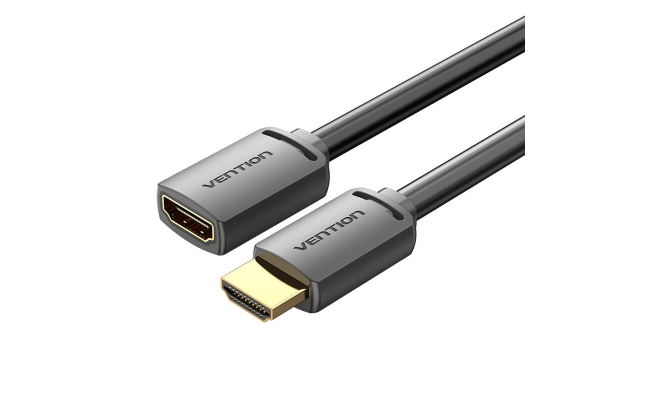 Cablu video Vention AHCBH, HDMI(T) la HDMI(M), 2m, rezolutie maxima 4K la...