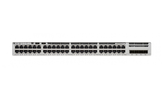 Switch Cisco C9200L-48P-4G-E, 48 porturi, Gigabit Ethernet, PoE, rackabil,...