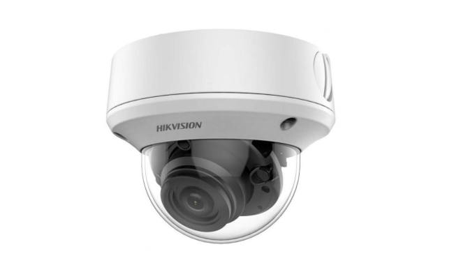 CAMERA TURBOHD DOME 5MP 2.7-13.5MM IR40M, "DS2CE5AH0TAVPIT3ZF" (timbru verde...