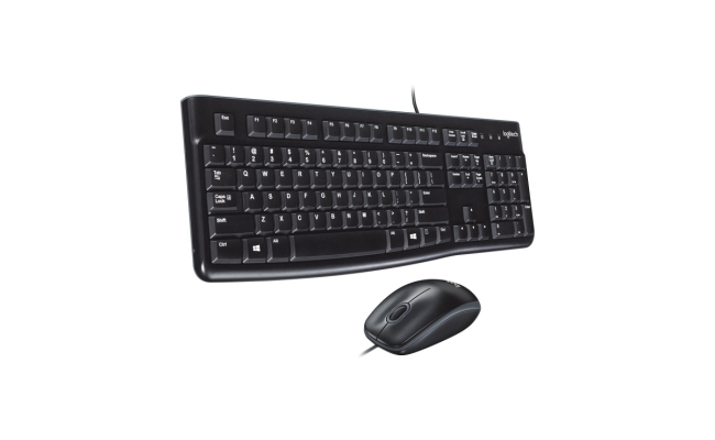 LOGITECH MK120 Corded Desktop Black USB - NSEA (US) - Model 920-002562