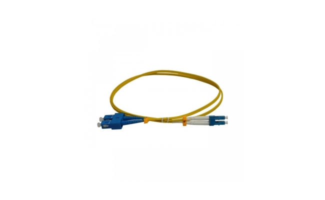 Patch cord fibra optica SC/PC-LC/PC, SM OS2 9/125, manta LSZH 2.0mm, duplex 30m