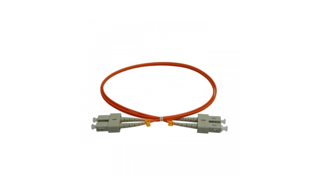 Patch cord fibra optica SC/PC-SC/PC, MM OM2 50/125, manta LSZH 2.0mm, duplex 2m