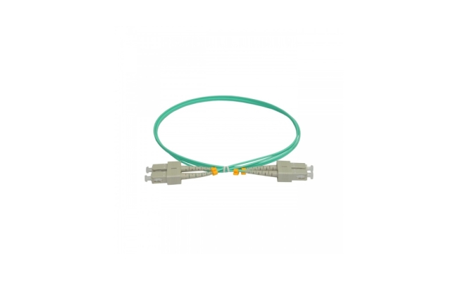 Patch cord fibra optica SC/PC-SC/PC, MM OM3 50/125, manta LSZH 2.0mm, duplex 3m