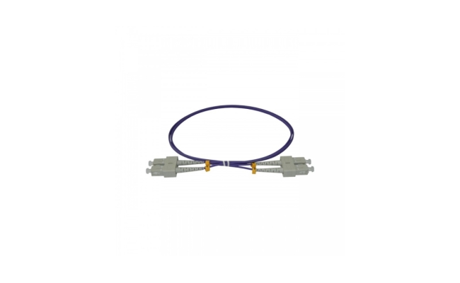 Patch cord fibra optica SC/PC-SC/PC, MM OM4 50/125, manta LSZH 2.0mm, duplex 5m