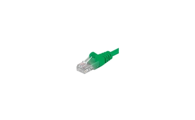 Patchcord UTP RJ45-RJ45 Cat.5e 1.5m, verde, UTP-5E-1.5-GN
