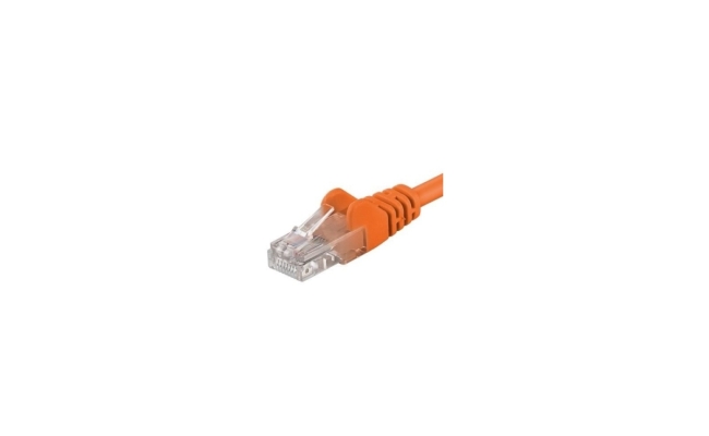 Patchcord UTP RJ45-RJ45 Cat.5e 1m, portocaliu, UTP-5E-1-O
