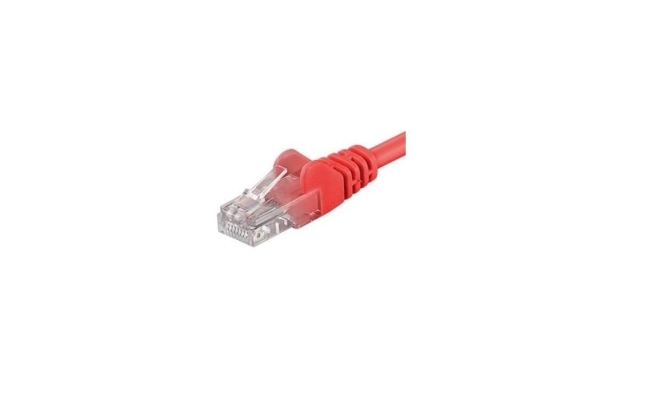 Patchcord UTP RJ45-RJ45 Cat.5e 2m, rosu, UTP-5E-2-R