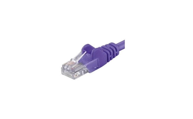 Patchcord UTP RJ45-RJ45 Cat.5e 3m, violet, UTP-5E-3-V