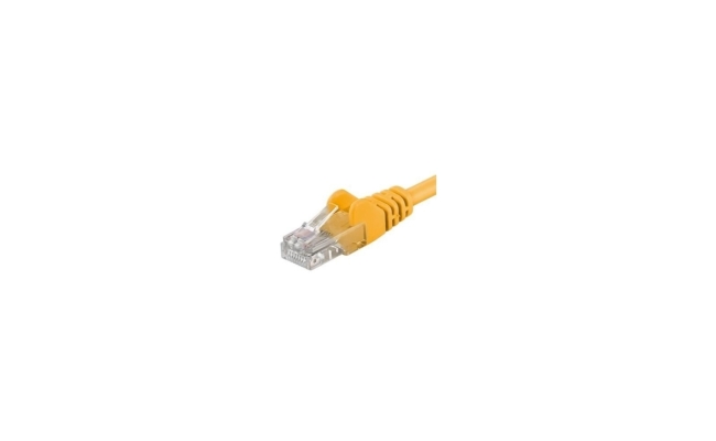 Patchcord UTP RJ45-RJ45 Cat.5e 7m, galben, UTP-5E-7-Y