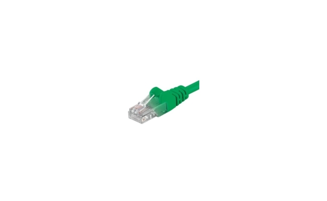 Patchcord UTP RJ45-RJ45 Cat.6, 0.25m, verde, UTP-6-0.25-GN