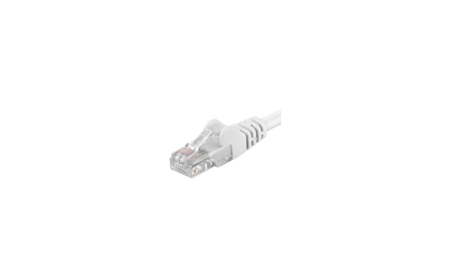 Patchcord UTP RJ45-RJ45 Cat.6, 2m, alb, UTP-6-2-W