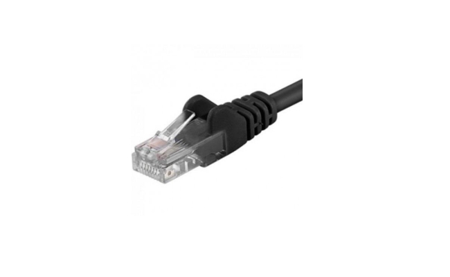 Patchcord UTP RJ45-RJ45 Cat.6, 3m, negru, UTP-6-3-BK