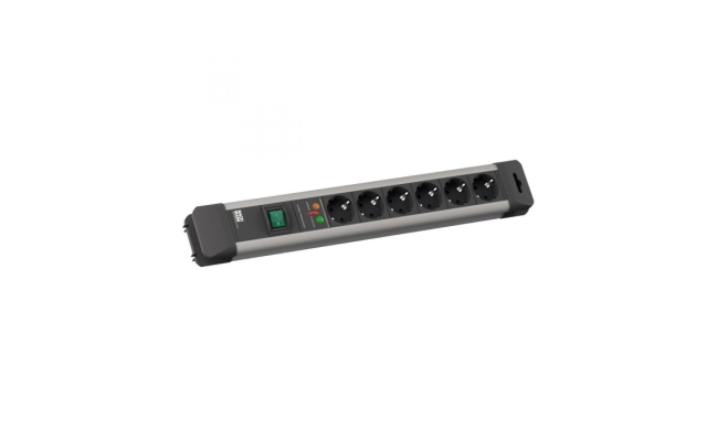 PRELUNGITOR Bachmann, Schuko x 6, conectare prin Schuko (T), cablu 5 m, 10 A,...