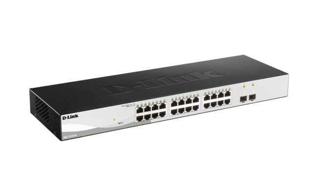 Switch D-Link DGS-1210-26, 26 de porturi, 24 x 10/100/1000Mbps