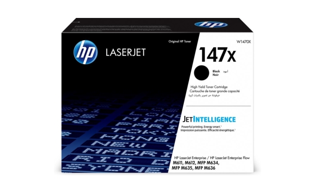 Toner Original HP Black nr 147X W1470X pentru Enterprise Flow MFP M611, M612,...