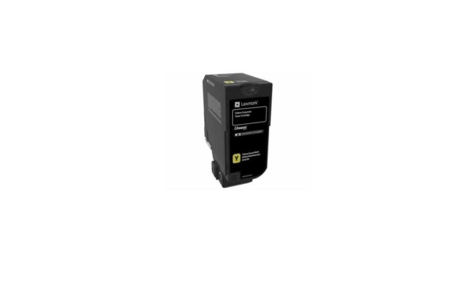 Toner Original Lexmark Yellow 74C20YE pentru CS720, CS725, CX725, 20K