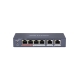 Switch Hikvision 4 Porturi PoE 35W fara management, 1.6 Gbps, 300 m...