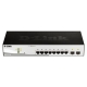 Switch D-Link DGS-1210-10, 8 porturi Gigabit Smart Managed, 20Gbps