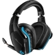 Casti gaming wireless Logitech G935 cu fir, gaming, negru (981-000744)