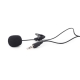 Microfon Lavaliera Gembird MIC-C-01 cu Conector Jack 3.5 mm - Negru