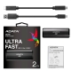 SSD Extern ADATA SE760, 2TB, Negru, USB 3.2 (ASE760-2TU32G2-CBK) 19739