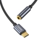 Cablu Adaptor Baseus CATL54-0G, USB Type-C (T) la 1 x Jack 3.5mm (M), lungime...