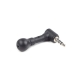 Microfon Gembird MIC-203 Negru, Suport Direct in Jack, Conector Jack 3.5 mm...