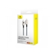 Cablu USB-C Baseus 100W Incarcare Rapida 2m Alb Date 51459