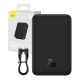 Baterie externa Baseus Magnetic Mini, incarcare wireless, capacitate 30.000...