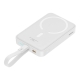 Powerbank Baseus Magnetic Mini 10000mAh, USB-C 20W MagSafe (alb)
