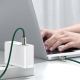 Cablu alimentare si date Baseus CATSK-B06 Display, Fast Charging, 1m, verde...