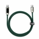 Cablu alimentare si date Baseus CATSK-B06 Display, Fast Charging, 1m, verde...
