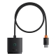 Switch HDMI bidirectional Baseus AirJoy Cluster 2 in 1, 4K, 60Hz, 1m, negru...