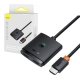 Switch HDMI bidirectional Baseus AirJoy Cluster 2 in 1, 4K, 60Hz, 1m, negru...