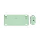 Trust Lyra US (24942) - Kit tastatura si mouse verde 53624
