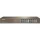 Switch TENDA TEG1016D, 16 porturi Gigabit, argintiu