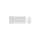Tastatura Trust Lyra Wireless Keyboard & Mouse Set - white 25073