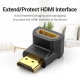 Adaptor video Vention AIOB0, HDMI(T) la HDMI(M), rezolutie maxima 4K la 60Hz,...