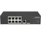 Hikvision DS-3T1310P-SI/HS 8 Port Fast Ethernet Smart Harsh POE Switch 54516