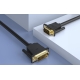 Cablu video Vention EACBI, DVI-I (T) dual link la VGA(T), 3m, rezolutie...