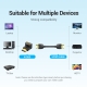 Adaptor video Vention AIOB0, HDMI(T) la HDMI(M), rezolutie maxima 4K la 60Hz,...