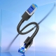 Patch Cord UTP Ugreen NW153 Cat8, cupru, braided cable, viteza maxima 25...