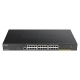Switch cu 24 porturi D-Link DGS-1250-28XMP, 128 Gbps, 95.25 Mpps, 16.000 MAC,...