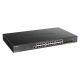 Switch cu 24 porturi D-Link DGS-1250-28XMP, 128 Gbps, 95.25 Mpps, 16.000 MAC,...