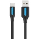 Cablu alimentare si date Vention COKBD, USB 2.0 (T) la USB Type-C (T), 0.5m...