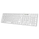 Tastatura Genius SlimStar 104 taste + 12 taste multimedia, alb 54504