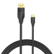 Cablu video Vention CGYBH, USB Type-C(T) la DisplayPort(T), 2m, rezolutie...