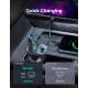 Modulator bluetooth auto FM, Ugreen 80910, 2x USB, Type-C, MicroSD, negru...