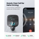 Modulator bluetooth auto FM, Ugreen 80910, 2x USB, Type-C, MicroSD, negru...